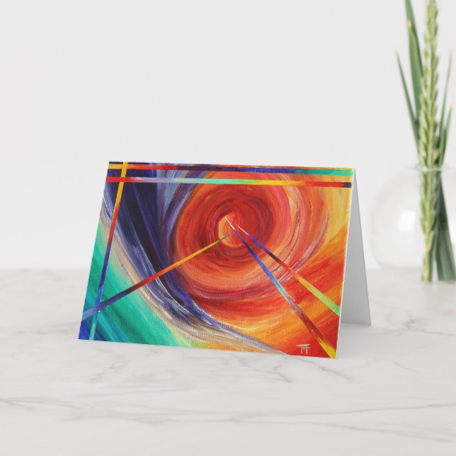 Exploration - Abstract Greeting Card (Front)