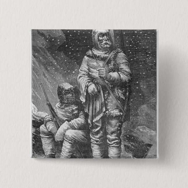 Exploration costumes pinback button (Front)