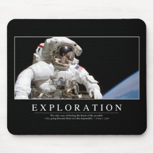 Exploration: Inspirational Quote 2 Mouse Pad