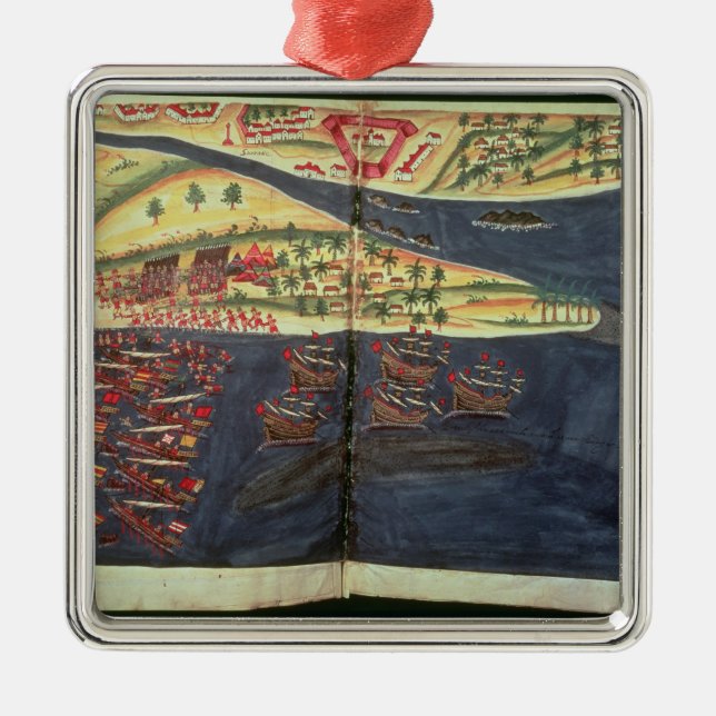 Exploration map of Surat Metal Ornament (Front)