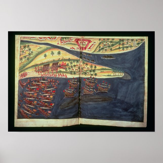 Exploration map of Surat Poster (Front)