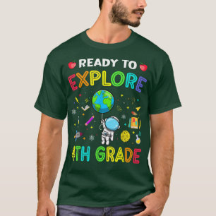Explore 4th Grade Back To School Astronaut Space E T-Shirt