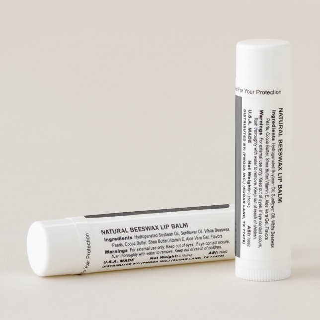 Explore a Captivating Black and White Photo  Lip Balm (Rotated Left)