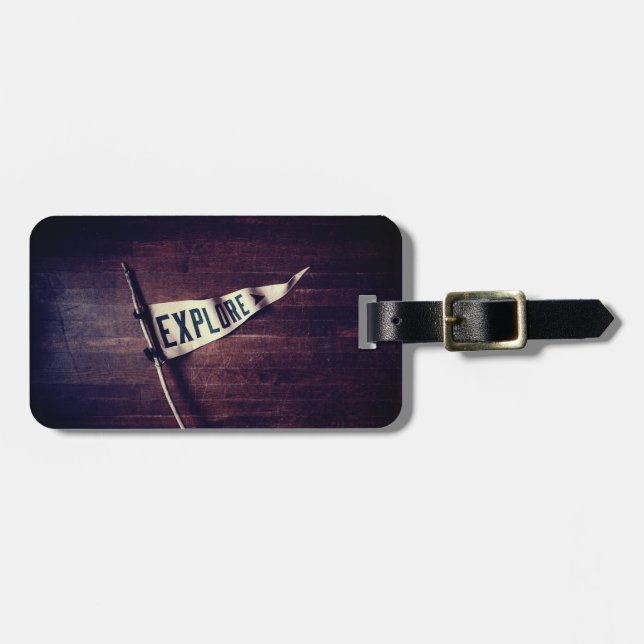 Explore - Adventure awaits Luggage Tag (Front Horizontal)