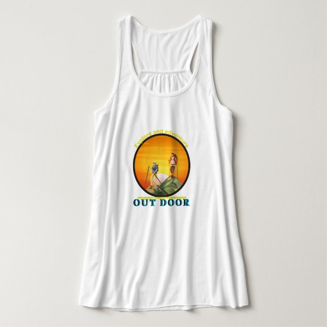 explore and advinture tank top (Design Front)
