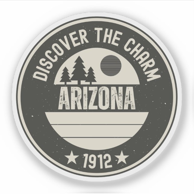 Explore Arizona- Designs for Every Lover Sticker (Front)