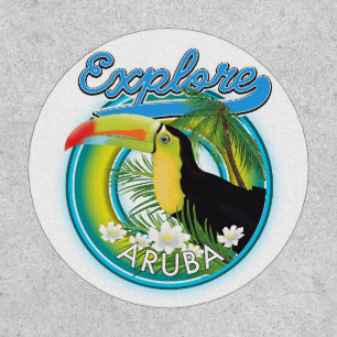 Explore Aruba travel logo Patch