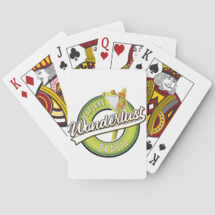 explore brazil wonderlust  car magnet poster poker cards
