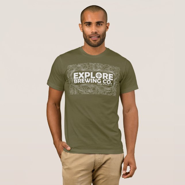 Explore Brewing Topo T-Shirt (Front Full)