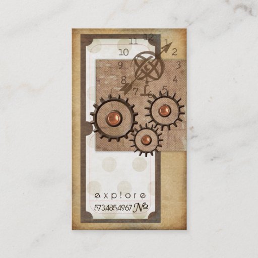 Customizable Explore Business Cards