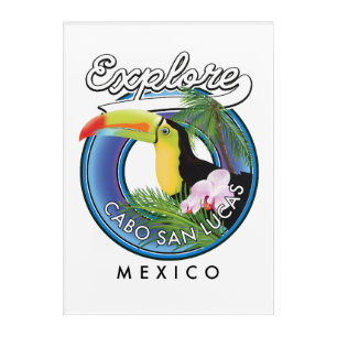 explore cabo san lucas mexico travel patch acrylic print