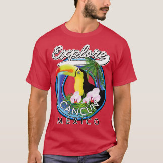 Explore Cancn Mexico travel patch T-Shirt