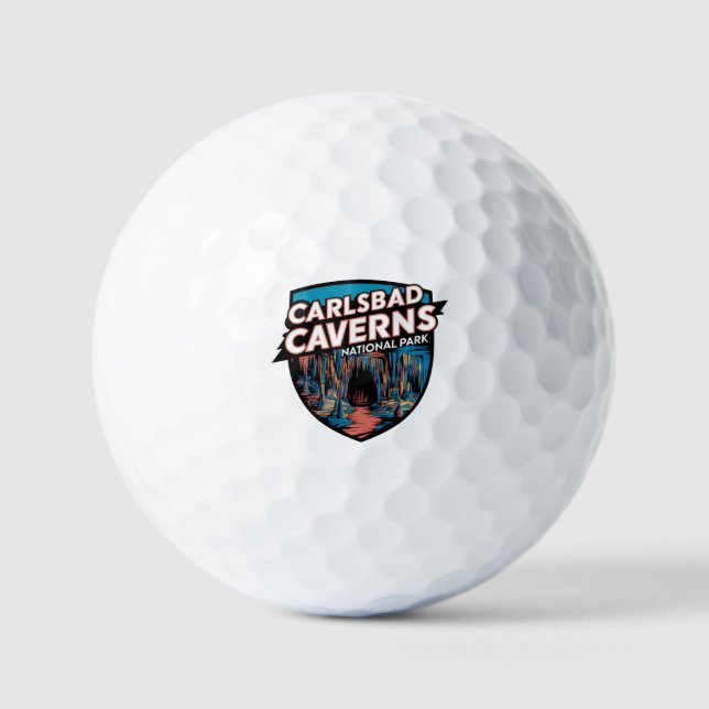 Explore Carlsbad Caverns National Park Golf Balls (Front)
