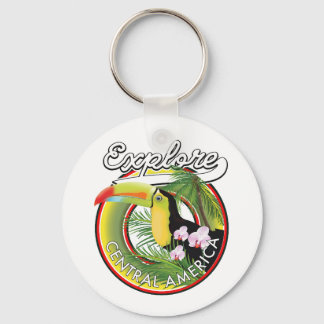 Explore Central America logo. Keychain