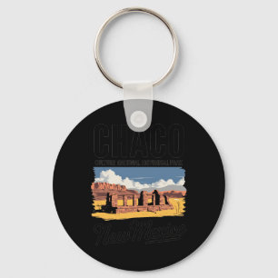 Explore Chaco Culture National Park New Mexico  Keychain
