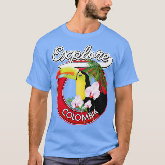 Explore Colombia retro T-Shirt