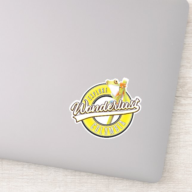 explore Colombia wonderlust Sticker (Detail)