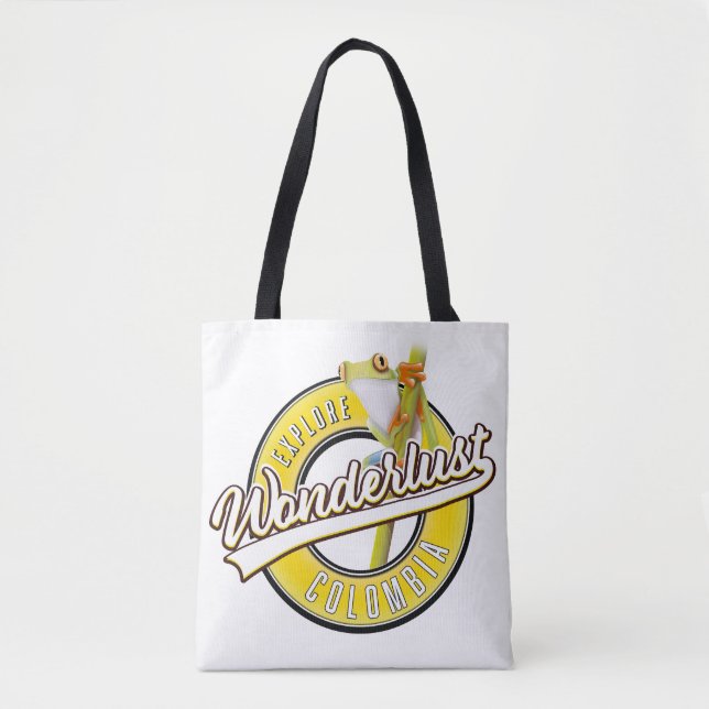 explore Colombia wonderlust Tote Bag (Front)