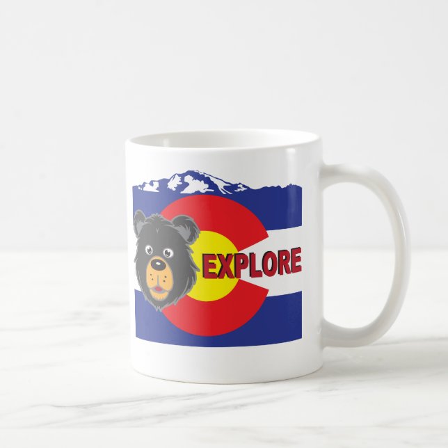 Explore Colorado  Coffee Mug (Right)
