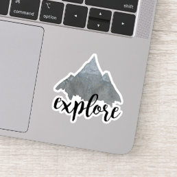 Explore | Cool Hand Lettered Outdoorsy Quote Sticker