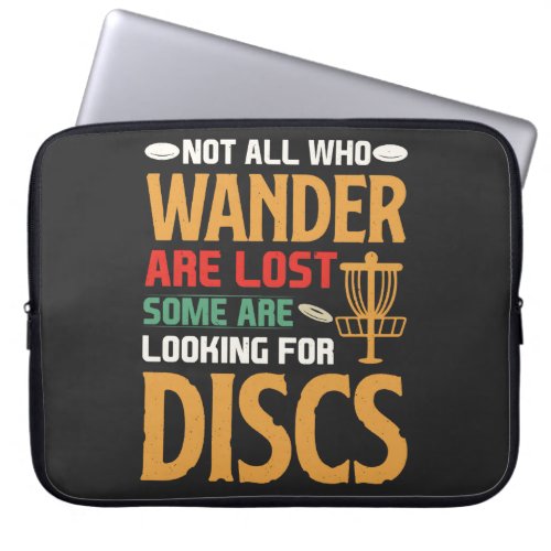Explore Course and Unleash Your Inner Disc Golf Laptop Sleeve