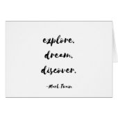 Explore. Dream. Discover. - Mark Twain (Front Horizontal)