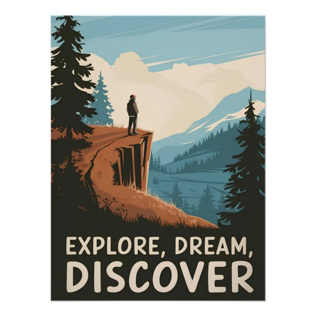 Explore dream discover poster (Front)