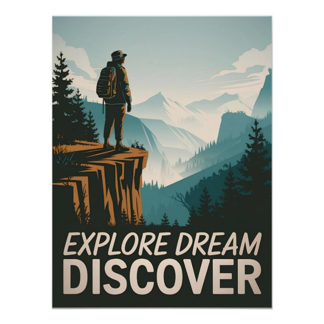 Explore dream discover poster (Front)