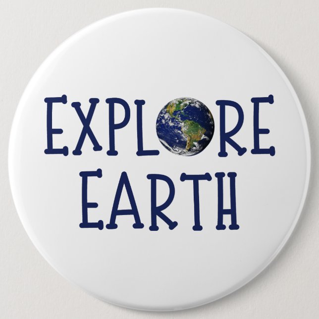 Explore Earth Button (Front)