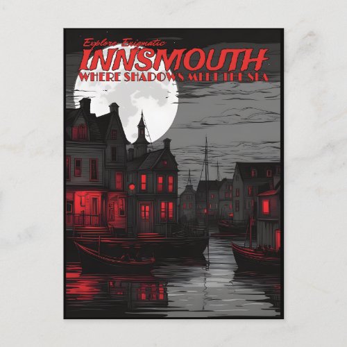 Explore enigmatic Innsmouth Postcard