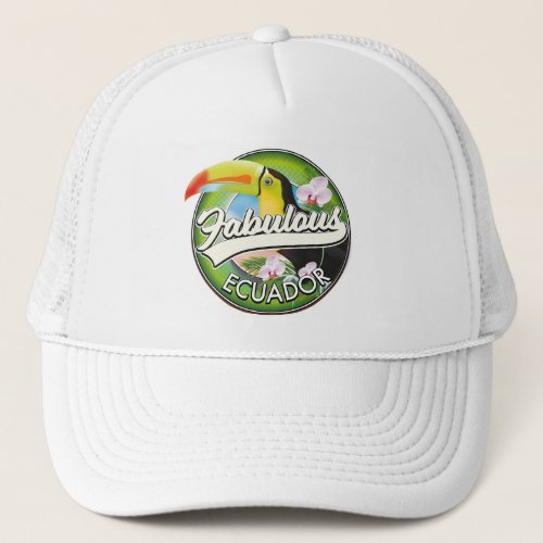 Explore fabulous Ecuador logo Trucker Hat