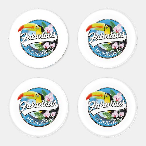 Explore fabulous Honduras logo  Coaster Set