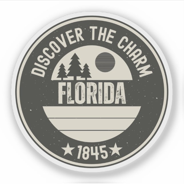 Explore Florida- Designs for Every Lover Sticker (Front)