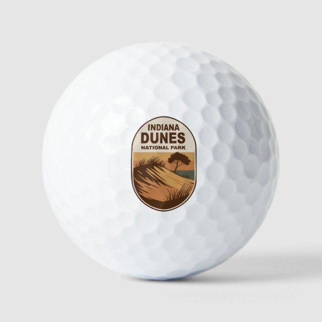 Explore Indiana Dunes National Park Golf Balls (Front)