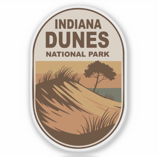 Explore Indiana Dunes National Park Sticker (Front)