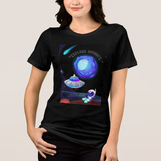 Explore Infinity Tri-Blend Shirt (Front)