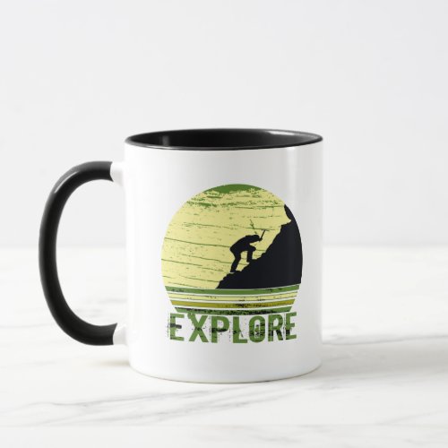 Explore into the wilderness mug