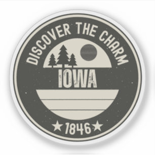 Explore Iowa- Designs for Every Lover Sticker