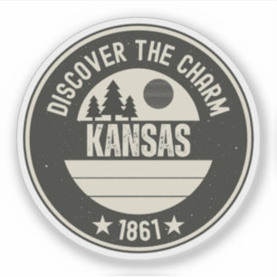Explore Kansas- Designs for Every Lover Sticker