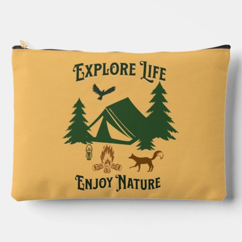 Explore Life Enjoy Nature Accessory Pouch
