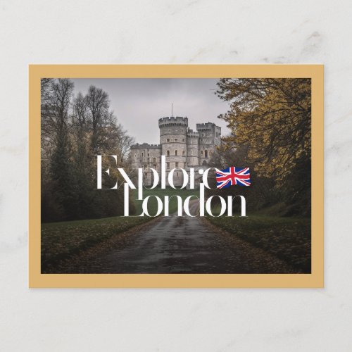 Explore London Postcard