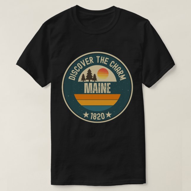 Explore Maine- Designs for Every Lover T-Shirt (Design Front)
