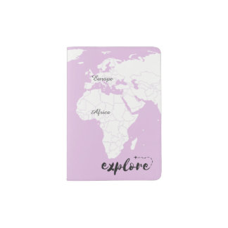 Explore Map Passport Cover