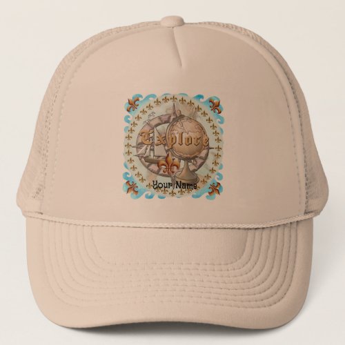 Explore Map Trucker Hat