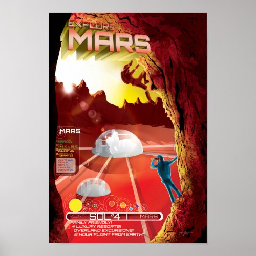 Explore Mars with the Whole Family Poster