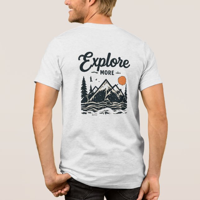Explore More Hiking Tri-Blend Shirt (Back)