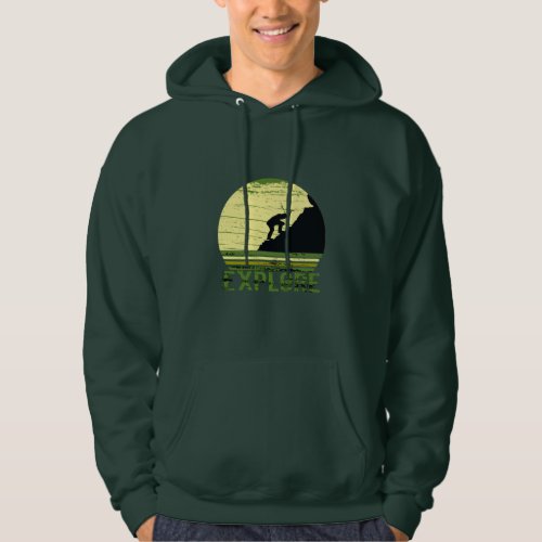 Explore more into the wild hiking  hoodie