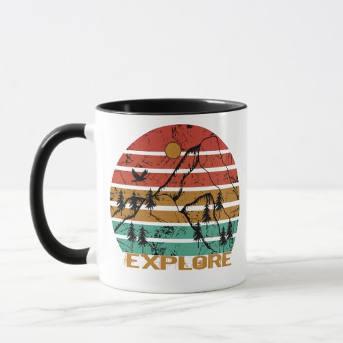 Explore more into the wild hiking  mug