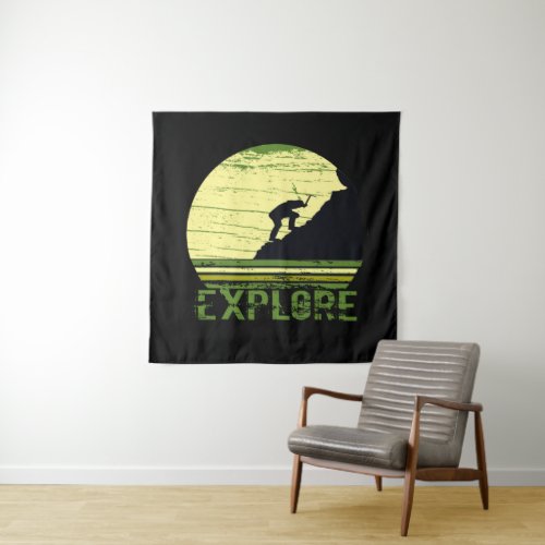 Explore more into the wild hiking  tapestry