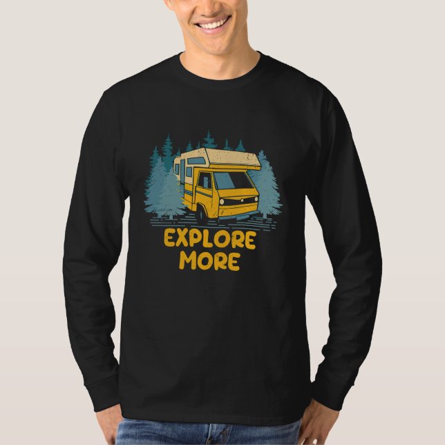 Explore More Vacation Trip Tour Travel Tourist Roa T-Shirt (Front)